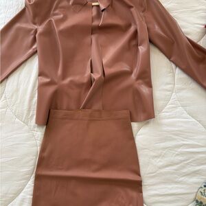 Busted Brand Skirt Suit Set